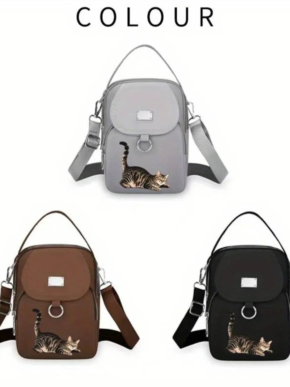 Messenger Bag Crossbody Shoulder Bag Neutral Outer Bag
